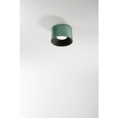 PLAFONIERA IN METALLO COLORE VERDE